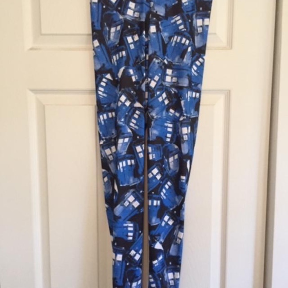 Limited Edition Blackmilk Doctor Who Leggings-Med - Picture 3 of 4